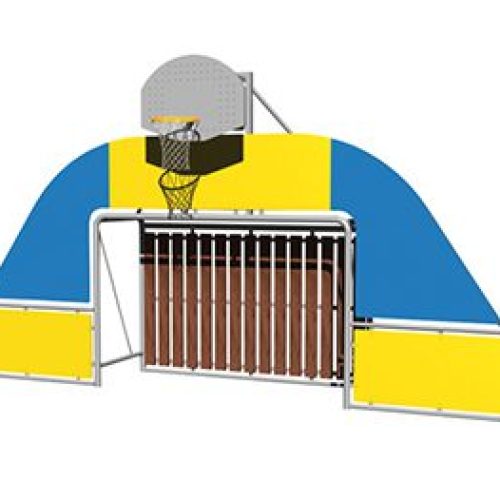 Врата и кош за мини игрище DP715