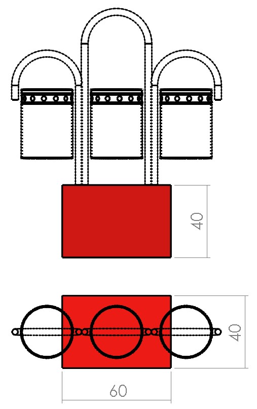 Contenedores para reciclaje, modelo P21 - Image 2