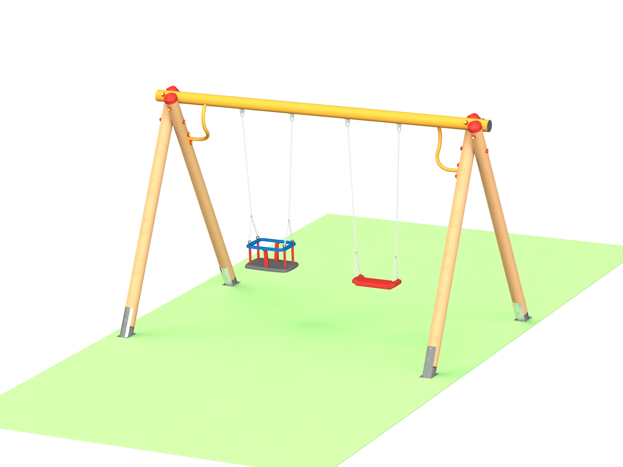 Columpio infantil, modelo L08-S+K