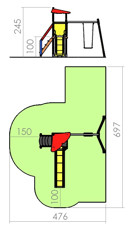Τύπος παιδικής χαράς Я6 - Image 5