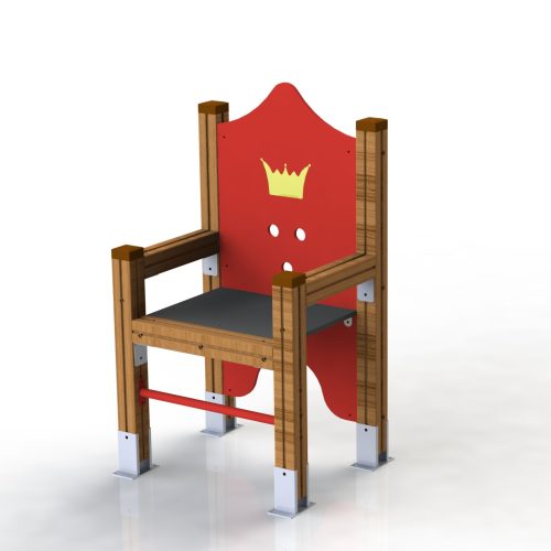 Trono con asientos infantiles «En el reino de los cuentos de hadas»